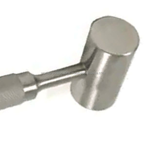 Marteau chirurgical 38 mm à tête en laiton et manche en aluminium, instrument orthopédique ciseau à os, ostéotome, certifié CE Classe I, manuel - Product Image 5