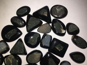 Piedra Preciosa de Ágata Druzy Negra Natural Suelta, Certificada por IGI, Calidad AAAAA, para Regalo de Boda o Joyería (4mm-25mm) - Product Image 3