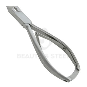 Coupe-ongles professionnels en acier inoxydable, coupe-ongles de précision avec poignée texturée pour soins de manucure et pédicure en salon - Product Image 1