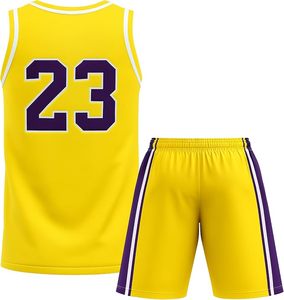 Kids Basketball Jersey Set 3PCS – Youth Boys Girls Sports Uniform (Tank Top + Shorts + <b>Socks</b>) Gradient Quick Dry - Product Image 2