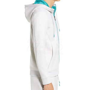 Sweat-shirts à fermeture éclair de haute qualité en coton mélangé pour hommes, mode décontractée et confort hivernal - Product Image 3