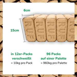Briquettes di Legno Premium (RUF) - Product Image 2