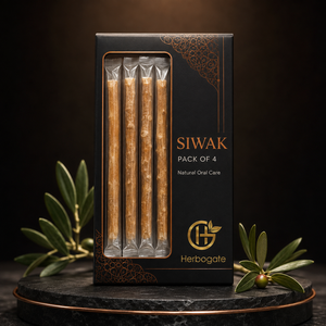 ไม้สีวัก (Siwak/Miswak) แบบแพ็ค 4 ชิ้น ไม้ทำความสะอาดช่องปากแบบดั้งเดิม สำหรับทำความสะอาดฟันทุกวัน ช่วยให้ลมหายใจสดชื่นและดูแลสุขภาพฟัน - Product Image 3
