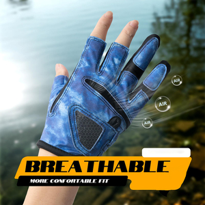 Guantes de Pesca Transpirables de Neopreno, para Movimiento Activo de las Manos, Uso en Exteriores, Estilo Urbano, Ajuste Cómodo - Product Image 6