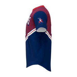 Venta al por mayor de la mejor calidad de poliéster tela uniforme de béisbol impreso personalizado bordado Logo Jersey camisas ropa deportiva - Product Image 4