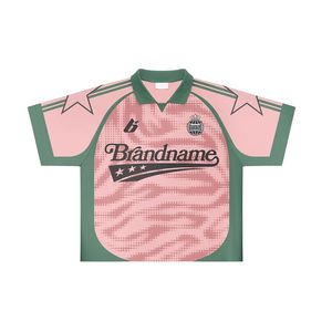 GRACE COLLECTION Camiseta de Fútbol Retro Personalizada para Hombre |   Camiseta de Malla Antibacteriana 100% Poliéster con Cuello Redondo y Tirantes Ajustables - Product Image 1