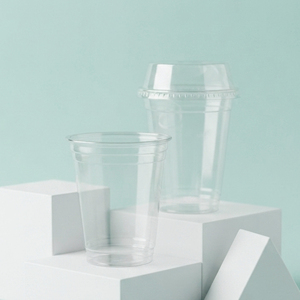 Vasos Desechables Transparentes para Café Frío, Té Matcha, Vaso de Plástico PP Transparente con Tapa de 16 oz - Product Image 1