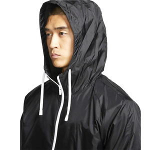 Customized Men's Windbreaker <b>Gym</b> <b>Sets</b> <b>Black</b> Color Zipper Up Adult's Activewear Fitness <b>Gym</b> Workout Windbreaker Suits - Product Image 4