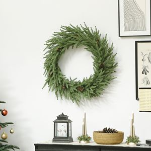Ghirlanda Artificiale di Pino Norfolk da 40cm, 88 Rami Realistici, Pigne, Ghirlanda Natalizia Festiva da 24 Pollici per Decorazione di Porte e Pareti - Product Image 2
