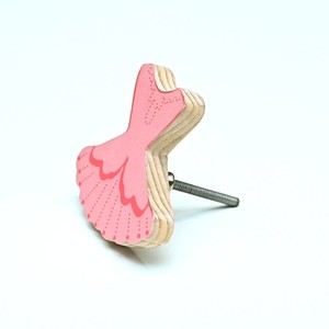 Handmade Modern Pine Wood Cabinet Pink Dress Drawer <b>Knobs</b> <b>Dresser</b> Door Handles Cupboard Nursery <b>Knobs</b> for Girls - Product Image 2