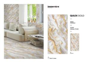 กระเบื้องปูพื้นพอร์ซเลนผิวมันเงาหรูหรา ขนาด 60x120 ซม. 600x1200 มม. 24x48 นิ้ว สำหรับใช้ในเชิงพาณิชย์และที่อยู่อาศัย - Product Image 4