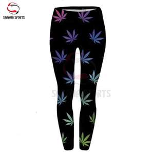 Seamless Yoga Leggings Wholesale High-Waisted Nylon Spandex Curved Stripe Leggings Moisture-Wicking Gym <b>Tights</b> OEM Custom Logo - Product Image 5