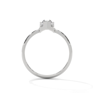 Pear Cut Moissanite Engagement <b>Ring</b> <b>925</b> <b>Silver</b> Prong Set Solitaire Wedding Jewelry Custom Size - Product Image 2