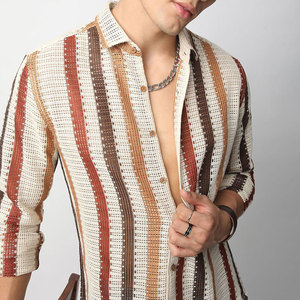 เสื้อเชิ้ตแขนยาวผ้าฟลานเนลสีเข้มสไตล์ลำลองสำหรับฤดูใบไม้ร่วง ระบายอากาศได้ดี แห้งเร็ว เป็นมิตรกับสิ่งแวดล้อม ผลิตจากโพลีเอสเตอร์/สแปนเด็กซ์ เหมาะสำหรับเล่นกีฬา - Product Image 6