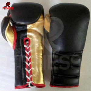 Gants de boxe de qualité supérieure avec rembourrage en mousse haute densité, fermeture à boucle en cuir pour l'entraînement et le sparring - Product Image 4