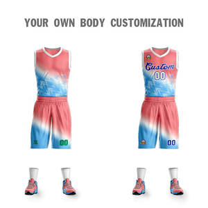 Uniforme de basketball sublimé de haute qualité, vêtements de sport unisexes, logo personnalisé, respirant, léger, sans manches, 100% taille plus - Product Image 3