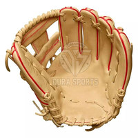 Guantes de Béisbol Personalizados para Jugadores Diestros, Guantes de Béisbol de Cuero Premium para Prácticas Deportivas al Aire Libre, Uso en Clubes y Equipos