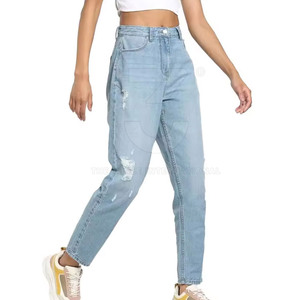 Pantalones Vaqueros Premium Personalizados para Mujer, Estilo Moderno con Tela Resistente y Fabricación Directa de Fábrica - Product Image 3