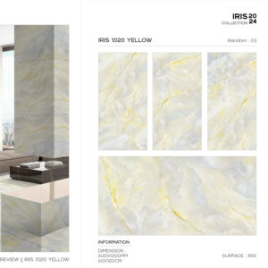 Azulejos de porcelana de estilo moderno con superficie irisada de 60x120cm, 600x1200mm, tamaño 24x48 para un diseño elegante de paredes y suelos interiores. - Product Image 1