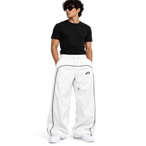 Pantalons de jogging personnalisés tendance pour hommes et femmes, respirants, légers, avec grand logo, pantalons de course à la mode, pantalon imperméable - Product Image 5