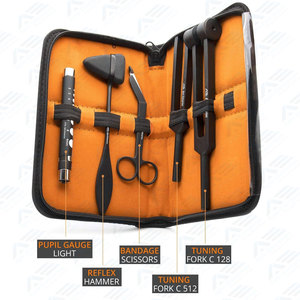 Linterna con medidor de pupila, kit de herramientas para enfermería, EMT y estudiantes de medicina, kit de diagnóstico para estudiantes de medicina, martillo de reflejos, juego de diapasones - Product Image 6