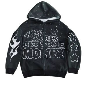 Sweat à capuche épais pour homme, personnalisé, haute qualité, écologique, respirant, 100 % coton, tendance pour hommes et femmes, numérique - Product Image 1