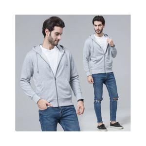 Sweat à capuche décontracté doublé en polaire pour homme, coupe régulière, grande taille, avec logo personnalisé, 80 % coton, 20 % polyester, 300 g, séchage rapide, respirant - Product Image 4