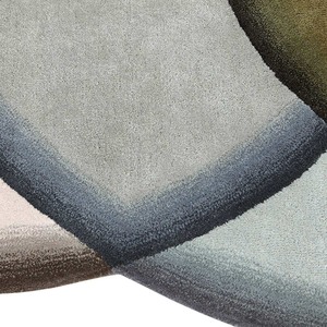 Luxury Hand Tufted New Zealand Wool Irregular Area Rug Modern Organic Circle <b>Carpet</b> Custom Designer Manufacturer Villa Interior - Product Image 4