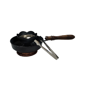 AG Metal Exports Quemador de Incienso Metálico Portátil, Quemador de Carbón para Incienso Árabe, 100% Natural, Difusor para Dormitorio y Sala de Estar, para Todas las Estaciones - Product Image 3
