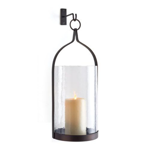 Porte-bougie décoratif pour salon, panneaux en verre résistants à la chaleur, décoration d'intérieur, porte-bougie en métal et verre - Product Image 3