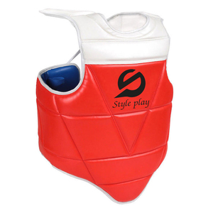 Protector de Pecho de Boxeo de Cuero con Logotipo Personalizado, Protector de Pecho de Boxeo Profesional de Cuero de Alta Calidad y Ligero - Product Image 2