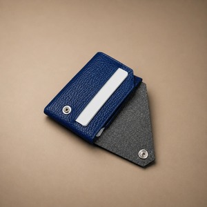 Cartera Ecológica Unisex de Microfibra de Lujo, Delgada, con Cierre de Botón, Texturizada, para Tarjetas y Monedas, para Uso Diario - Product Image 2