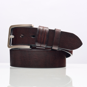 Cinturón de Cuero Genuino de Primera Calidad para Hombre, Diseño de Lujo, Estilo Ejecutivo, Personalizado, Venta al Por Mayor - Product Image 4