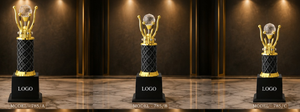 Trofeo de premio de alta calidad adecuado para escuelas, universidades, oficinas y organizaciones deportivas. - Product Image 2