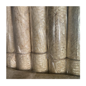 Tapis de bambou traditionnel tissé naturellement pour la décoration intérieure, les cloisons, les revêtements muraux et la conception de plafonds - Product Image 4