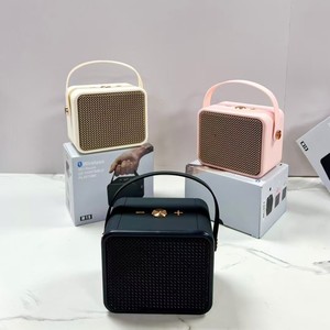 Haut-parleur sans fil portable rétro M19, mini enceinte portable avec <span class=keywords><strong>caisson</strong></span> de basses, son stéréo, pour la maison, l'ordinateur de bureau, la musique en extérieur - Product Image 3