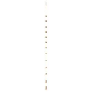 Sapin de Noël suspendu en branche naturelle de 33,9 x 70,9 pouces avec étoile de dessus, décoration festive pour les fêtes - Product Image 5