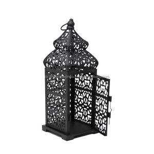 Lanterne décorative en métal en gros avec un design complexe parfait pour un événement de mariage abordable et un éclairage festif - Product Image 5