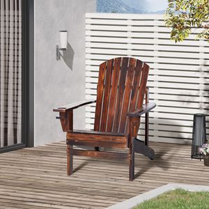 Sedia Adirondack Classica Oversize con Portabicchieri per Esterni, Ideale per Braciere, Portico, Patio, Giardino e Terrazza - Product Image 2