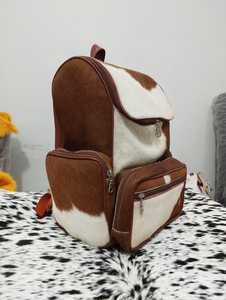 Sac à dos en cuir de vachette véritable fait main, style vintage, sac de voyage et d'école, durable, tendance, unisexe LHBP-0055 - Product Image 2