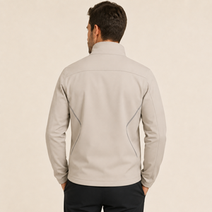 High Quality Unisex Softshell Safari Jacket Waterproof Windproof Quick Dry Reversible Eco-Friendly Outdoor Stand Collar Full <b>Zip</b> - Product Image 5