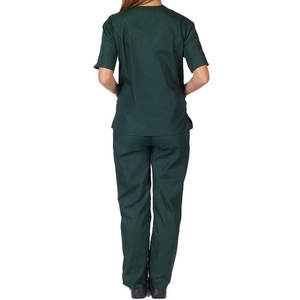 Ensemble de blouses d'hôpital en tissu léger et doux, coupe confortable, respirant, idéal pour le travail en clinique, les soins infirmiers et l'uniforme médical quotidien - Product Image 3