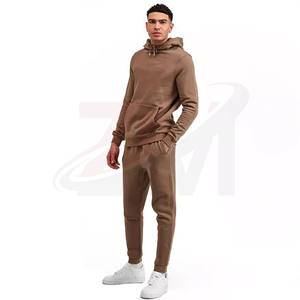 Ropa Casual Color Marrón, Ropa para Hombre, Nueva Colección, Conjuntos Deportivos para Hombre, Unisex, Dos Piezas Según Demanda Personalizada - Product Image 1