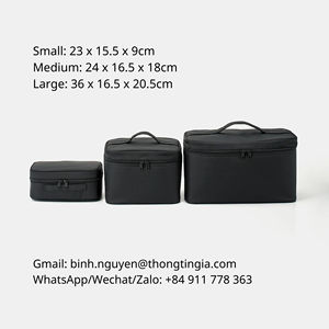กระเป๋าเครื่องสำอางของเวียดนามกระเป๋าและเคสใส่เครื่องสำอางที่กว้างขวางน้ำหนักเบาออกแบบได้ตามต้องการ - Product Image 5