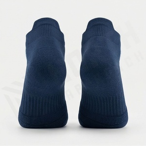 Ankle Socks Breathable Geometric Pattern Running Sport Socks for Adults Summer <b>Thin</b> Knitted Polyester Spandex - Product Image 2