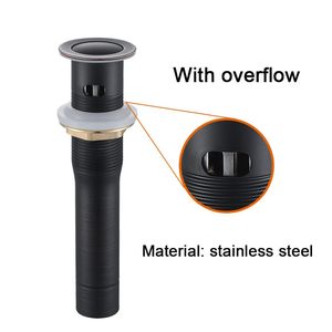 Rubinetto da Bagno in Bronzo Oliato da 4 Pollici con Scarico a Scomparsa e Tubi di Alimentazione, Miscelatore a 2 Maniglie per Lavabo - Product Image 6