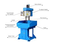Perceuse verticale intelligente à chaud, perceuse automatique CNC de 30mm, perceuse de précision pour établi en acier