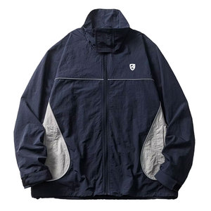 Chaquetas Deportivas de Primavera para Hombre, Casuales, al por Mayor, con Cierre Completo, de Nailon Ecológico, Impermeables y Resistentes al Viento - Product Image 1