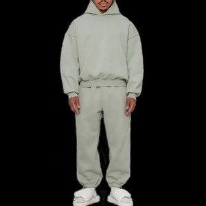 Ensemble de survêtement personnalisé pour homme, sweat à capuche brodé, ensemble de jogging, sweat à capuche oversize, pantalon de survêtement unisexe - Product Image 6