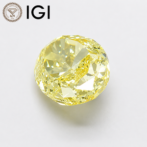 Diamant ovale jaune cultivé en laboratoire, certifié IGI, taille excellente, pierre précieuse pour la pose de bagues, pendentifs et bijoux - Product Image 4